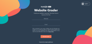  HubSpot Website Grader