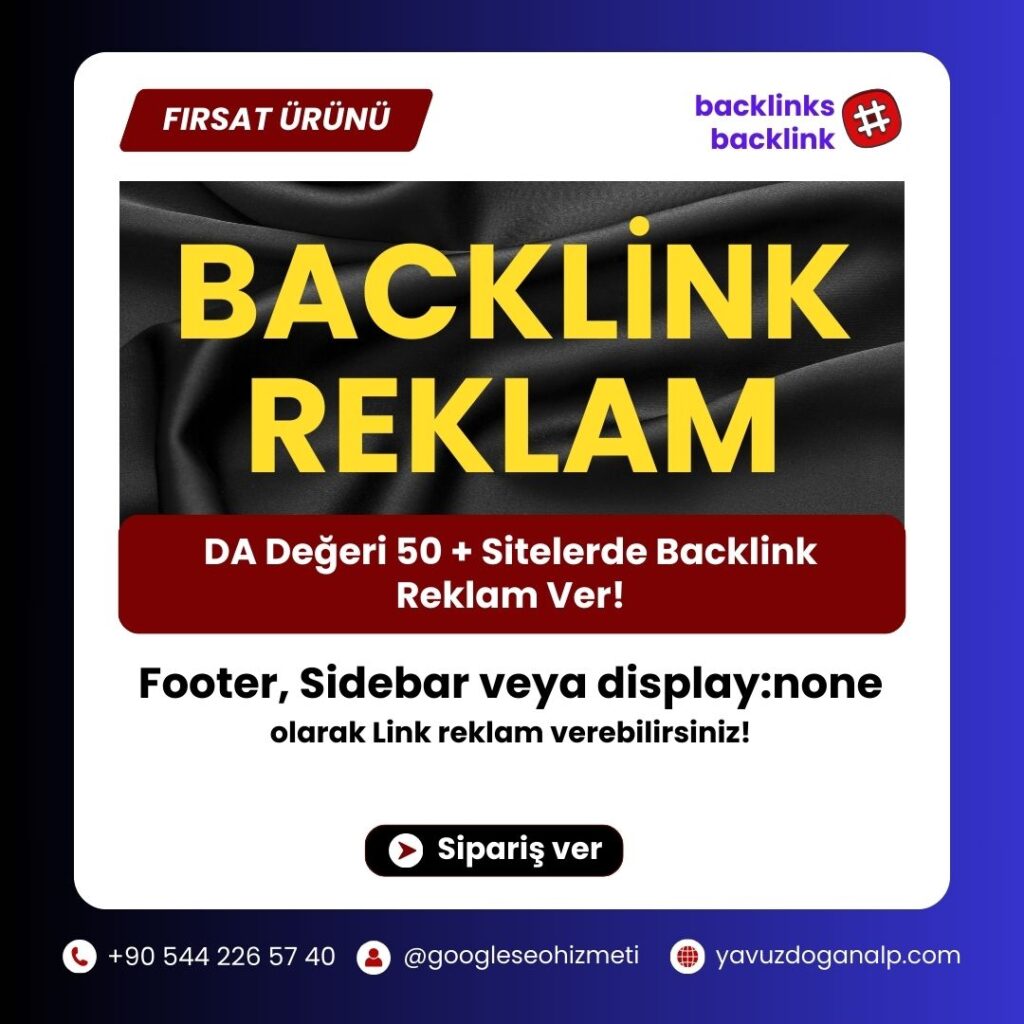 kaliteli backlink