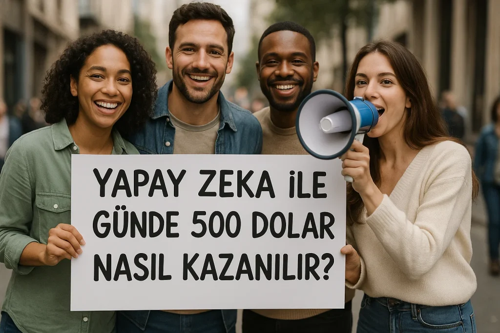 Yapay Zeka ile Günde 500 Dolar Kazanmak