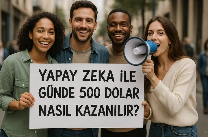 Yapay Zeka ile Günde 500 Dolar Kazanmak