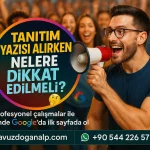 Tanıtım Yazısı Alırken Nelere Dikkat Edilmeli? 🤔📢