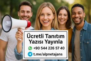 Ücretli Tanıtım Yazısı Yayınla