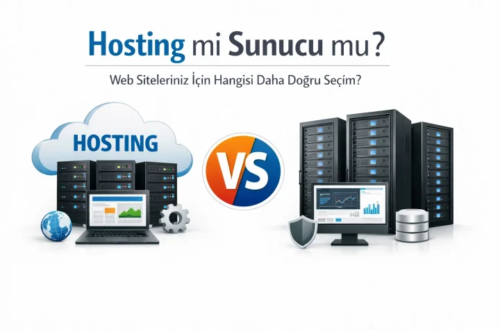 Hosting mi Sunucu mu? Web Siteleriniz İçin Hangisi Daha Doğru Seçim?
