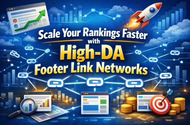 Scale Your Rankings Faster with High-DA Footer Link Networks